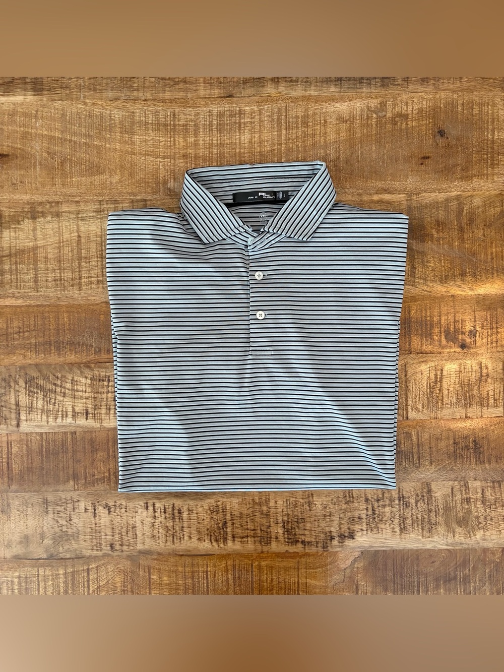 Ralph Lauren RLX Striped Performance Golf Polo
